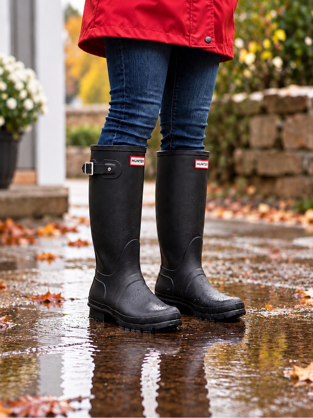 Hunter Original Tall Rain Boots | Women’s Size 5 | Black Matte